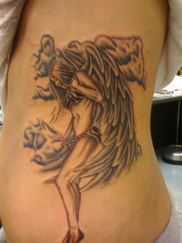 41 Best Wings Tattoos On Rib  Tattoo Designs  TattoosBagcom